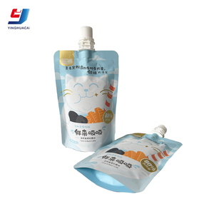 Food Grade Eco-friendly Stand up Spout Pouch Cat Wet Food Package