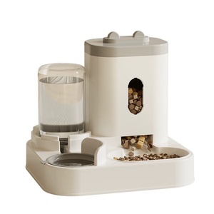2 In 1 Pet Food Feeder And Water Dispenser