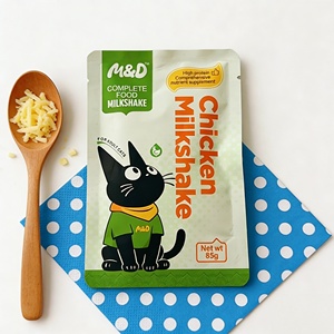 Wholesale Bulk 3 Flavors 85g Chicken & Salmon Wet Cat Food Bag