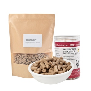 Freeze-Dried Chicken Raw Food Patty for Dogs/Cats-Grain-Free High-Protein Omega-3 for Skin & Coat Eco-Friendly Dog Training Food