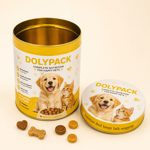 Printed Tinplate Pet Food Contract Can